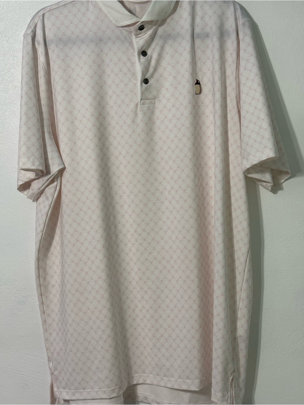 Greyson Light Pink Short-Sleeve Henley Polo
